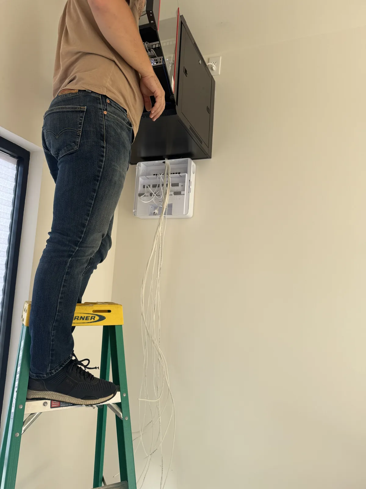 Access control board during install
