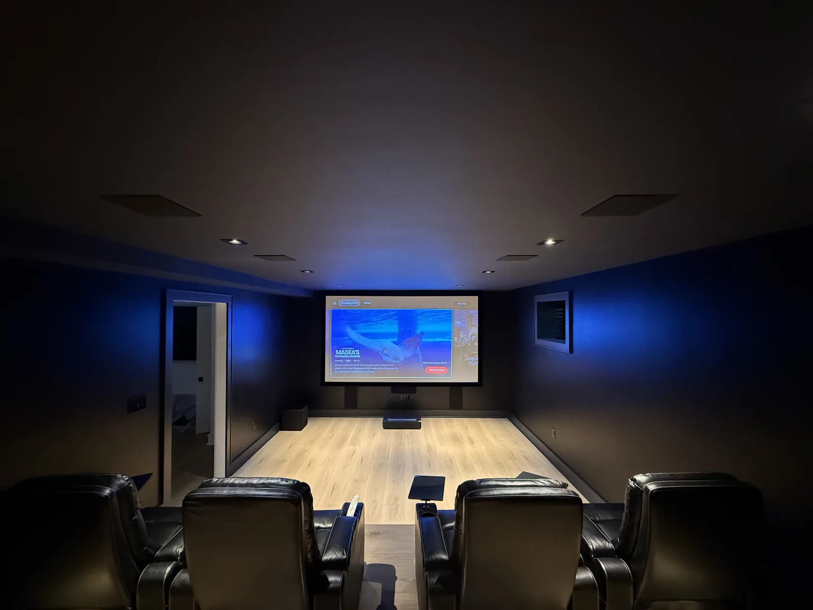 Home theater display and speakers