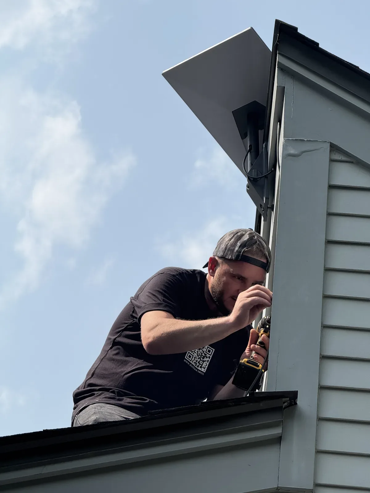 Starlink roof install